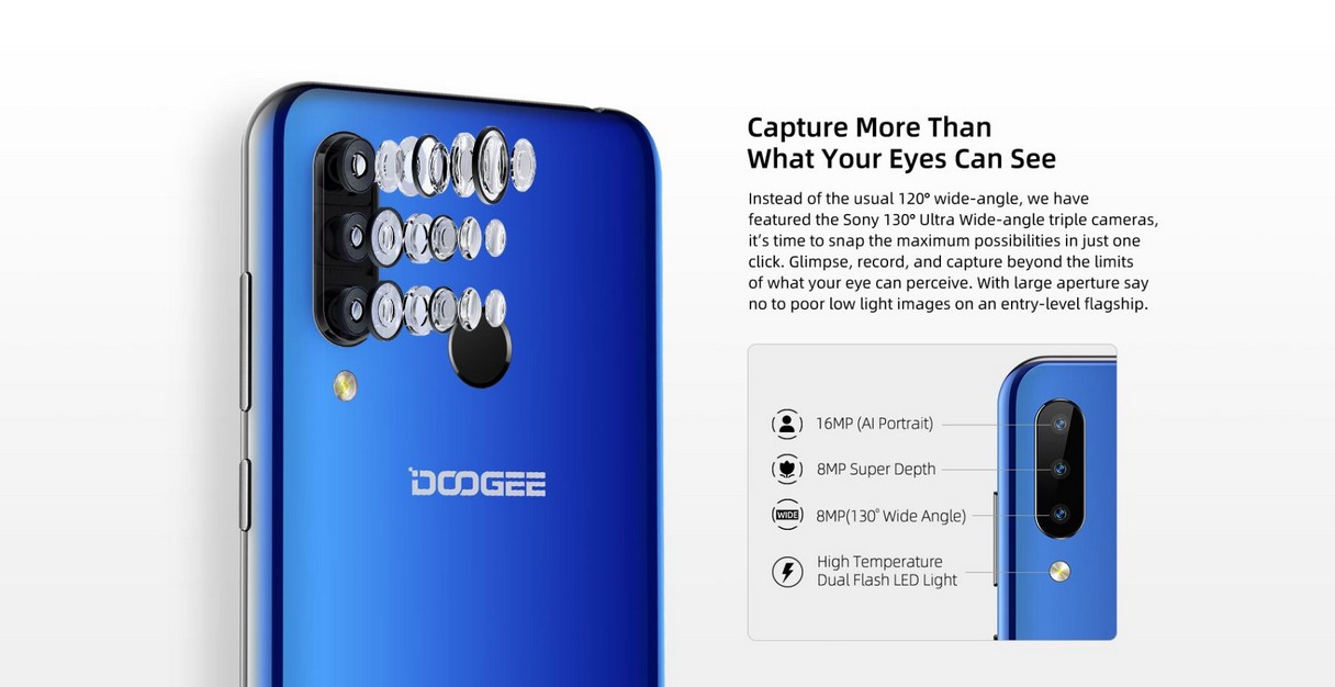 Doogee N20 - камера 
