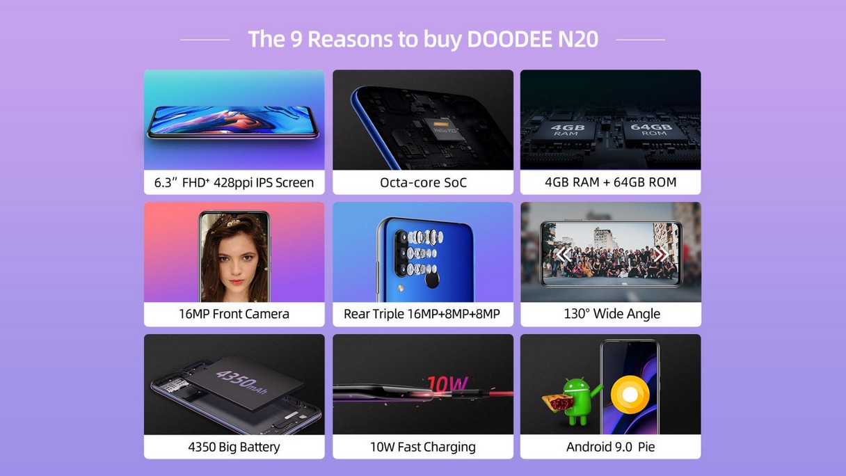 Doogee N20 - почему нужно купить 