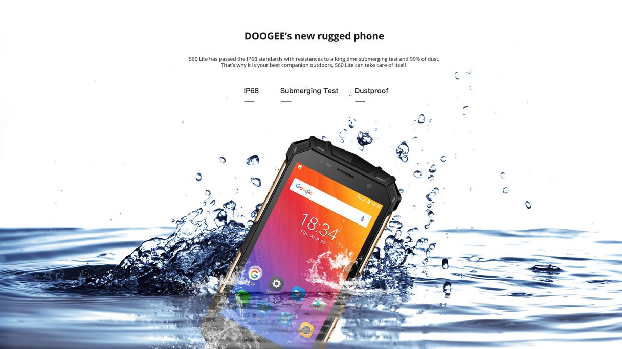 Doogee S60 Lite - защищенный смартфон 