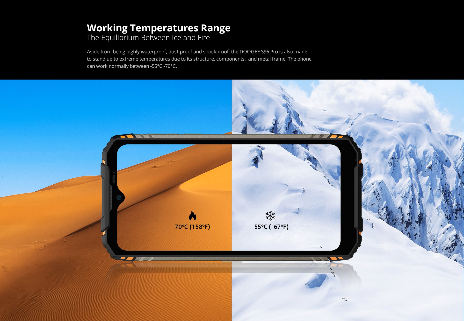Doogee S96 Pro - температурный режим